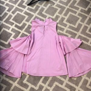 Brand new pink top with cut out shoulders.